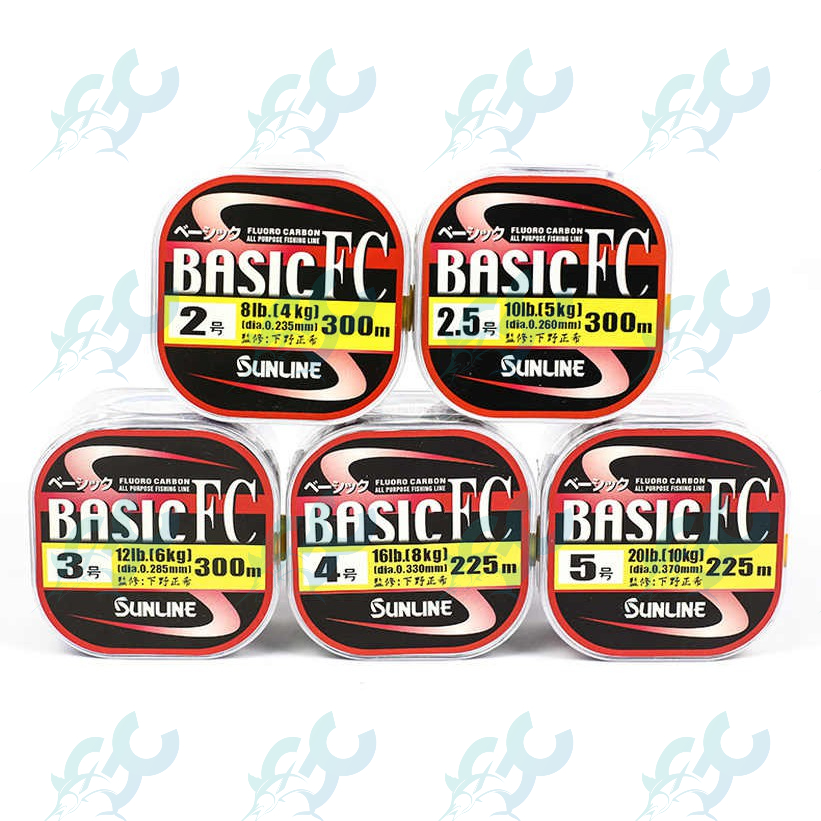 Sunline Basic Fluorocarbon Line 300m/225m GoodCatch Fishing Buddy