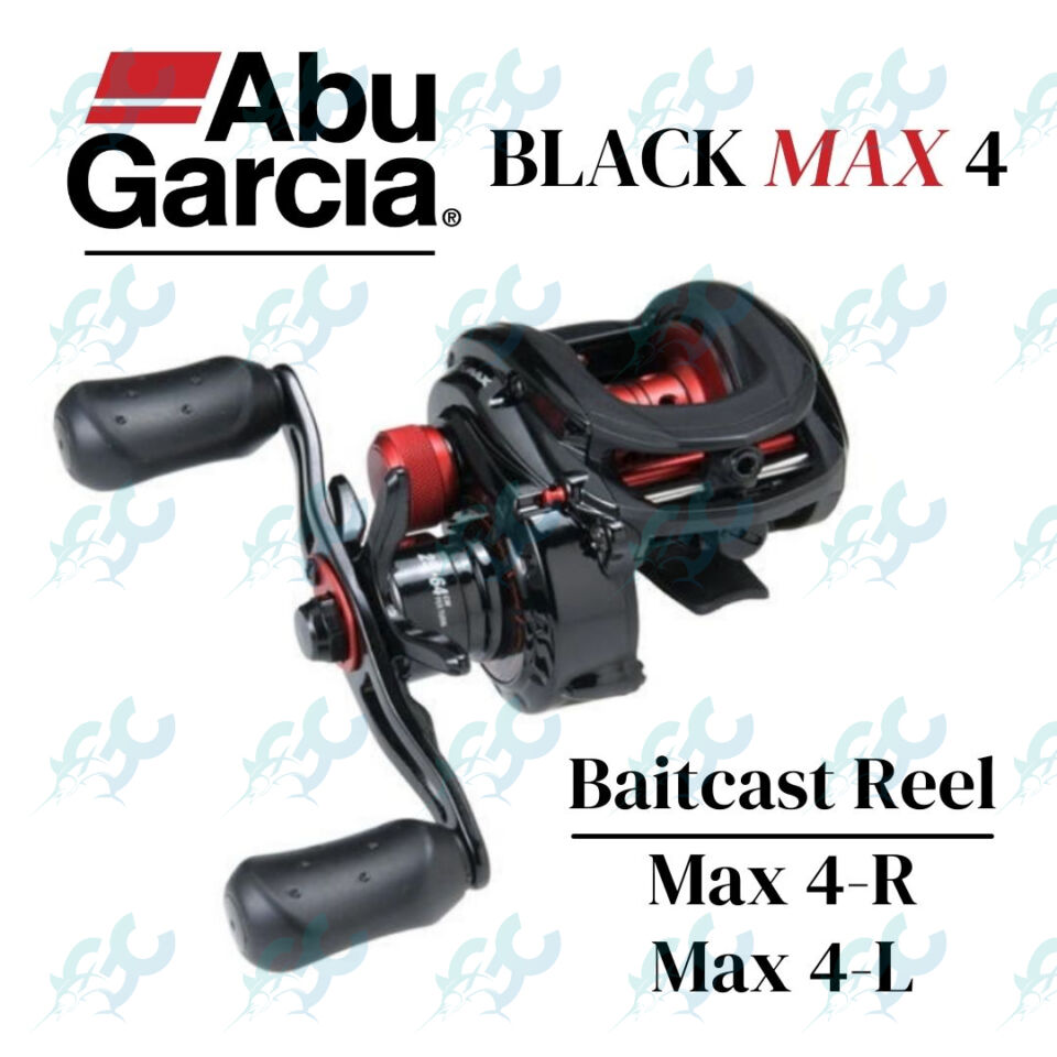 Abu Garcia Black Max 4 (JDM) Low Profile Baitcasting reel Left and Right Goodcatch Fishing Buddy