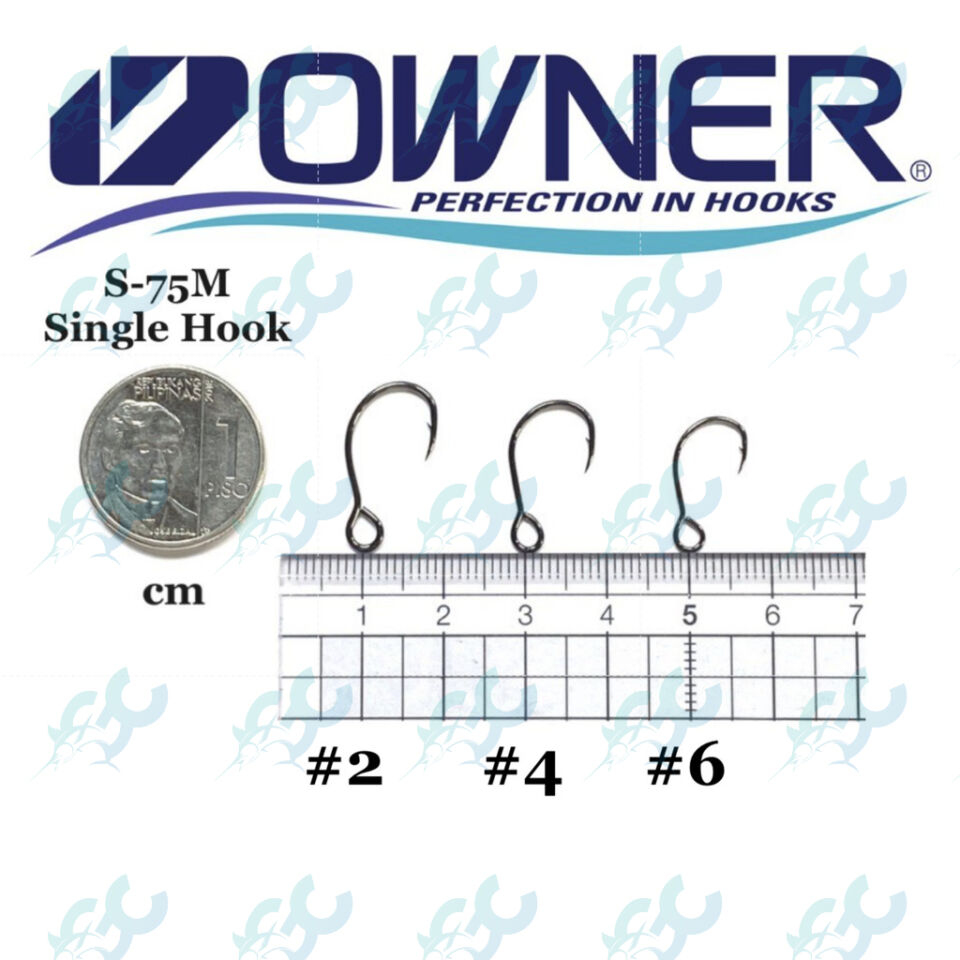 Owner S-75M Single Hook Fishing Buddy GoodCatch