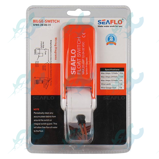 Seaflo Float Switch SFBS-20-01 Boat Parts GoodCatch Fishing Buddy