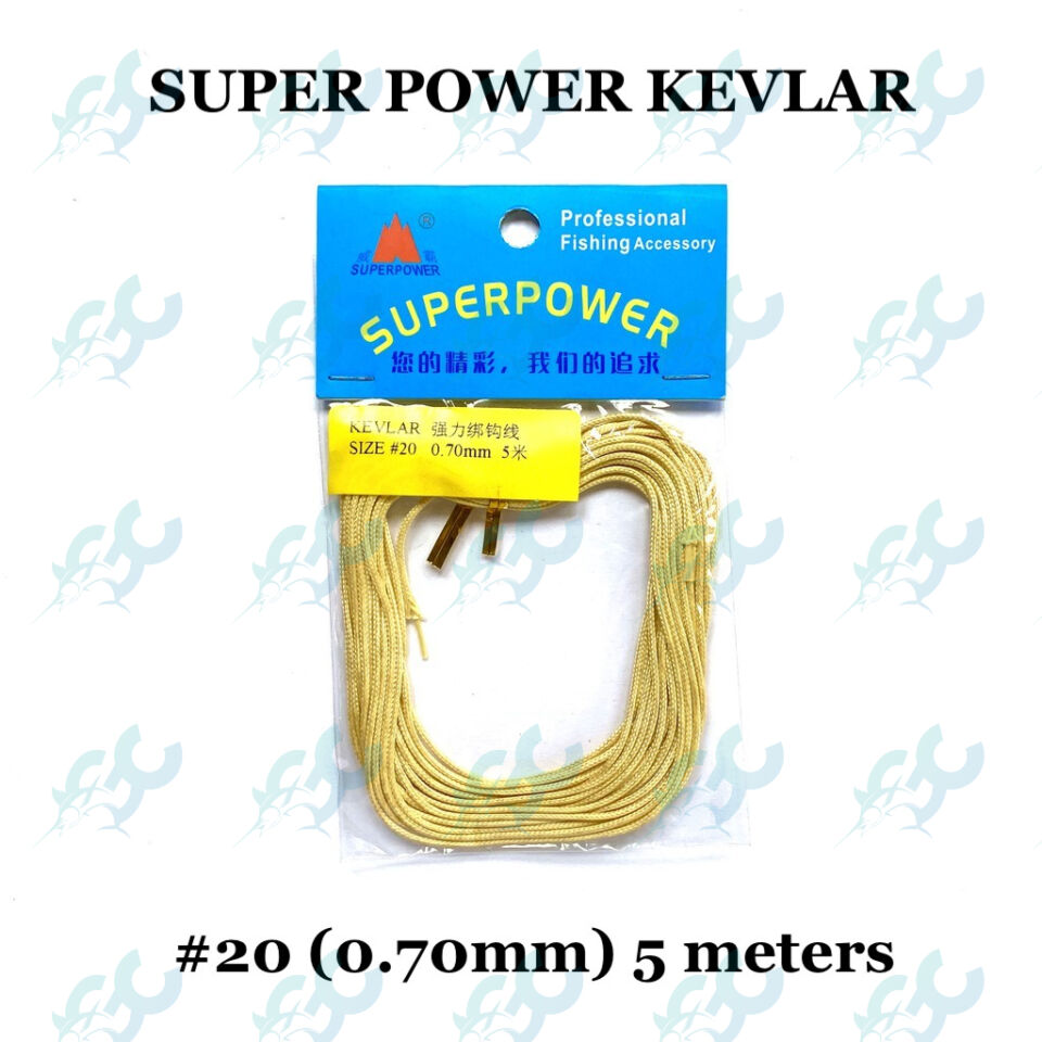 SUPER POWER KEVLAR #20 (0.70mm) Fishing Buddy GoodCatch Fishing