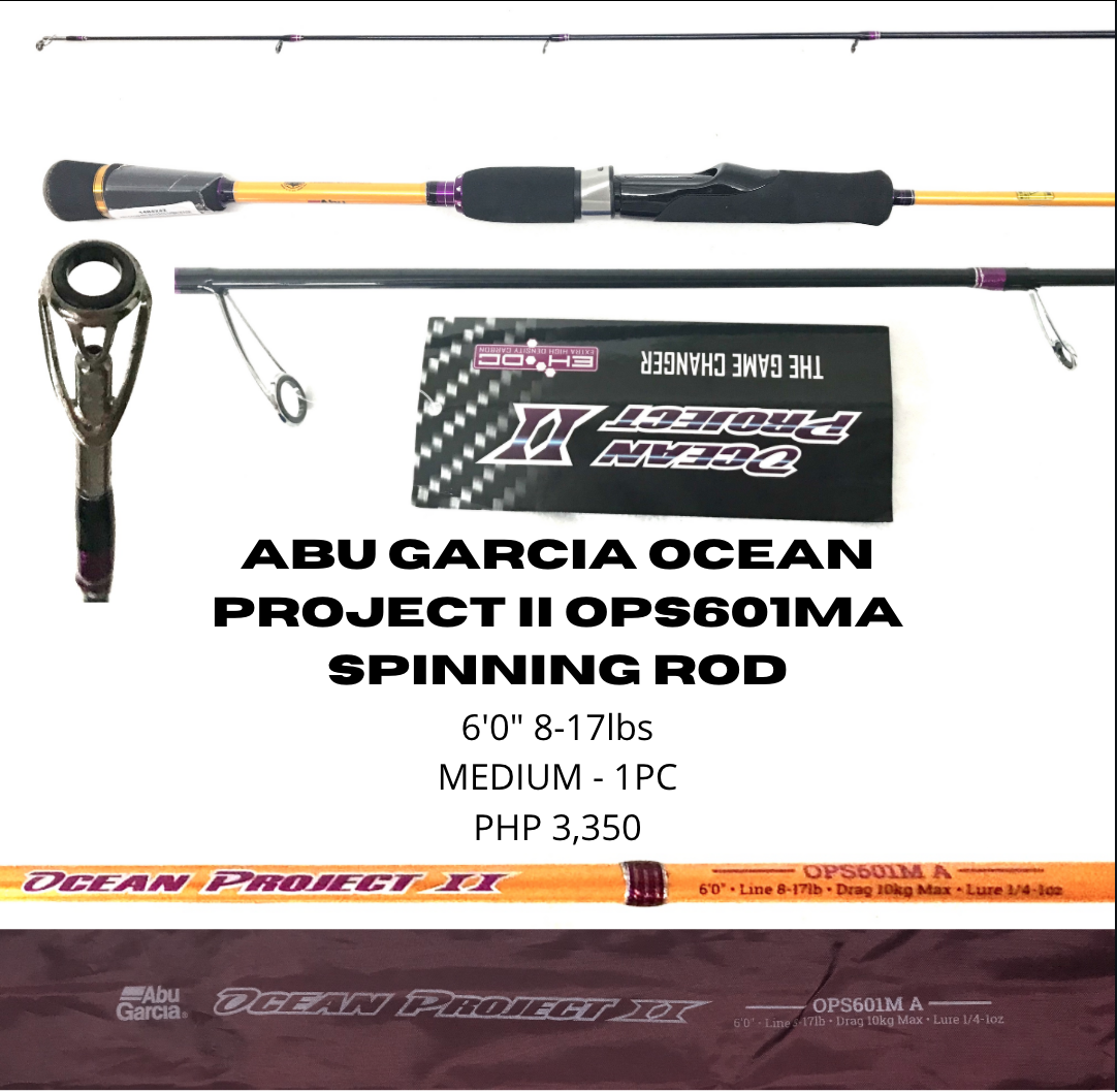 Abu Garcia Ocean Project II OPS601MA Spinning Rod (To be updated)