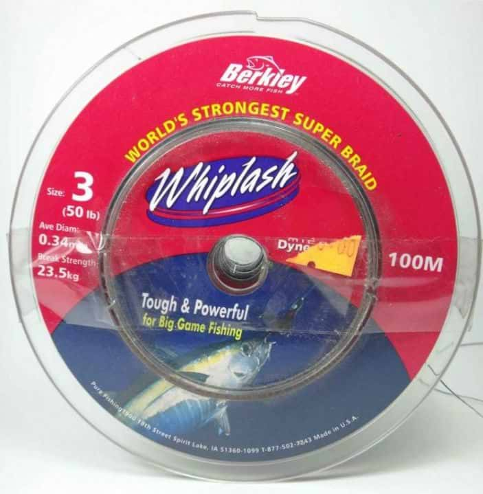 Berkley Whiplash Braided Line (To be updated)