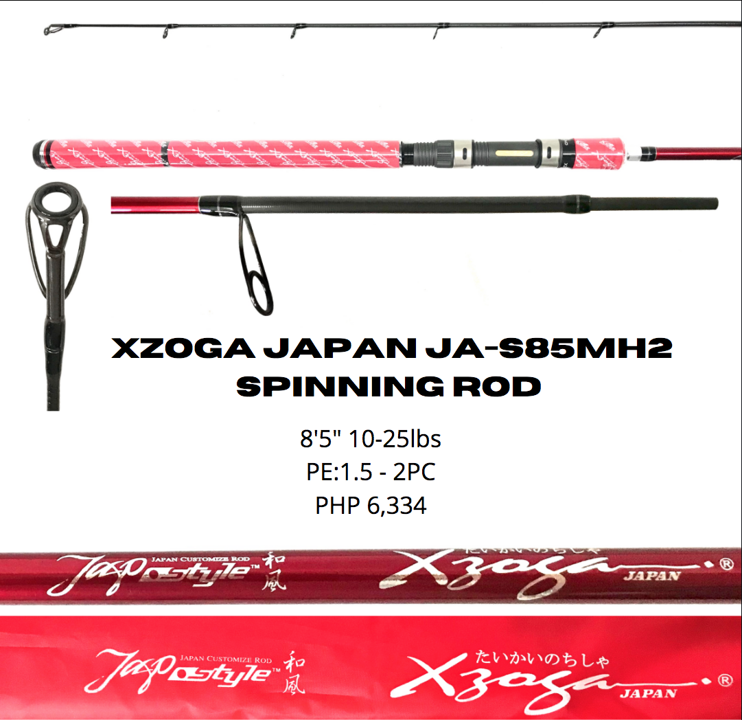 Xzoga Japan JA-S85MH2 Spinning Rod (To be updated)