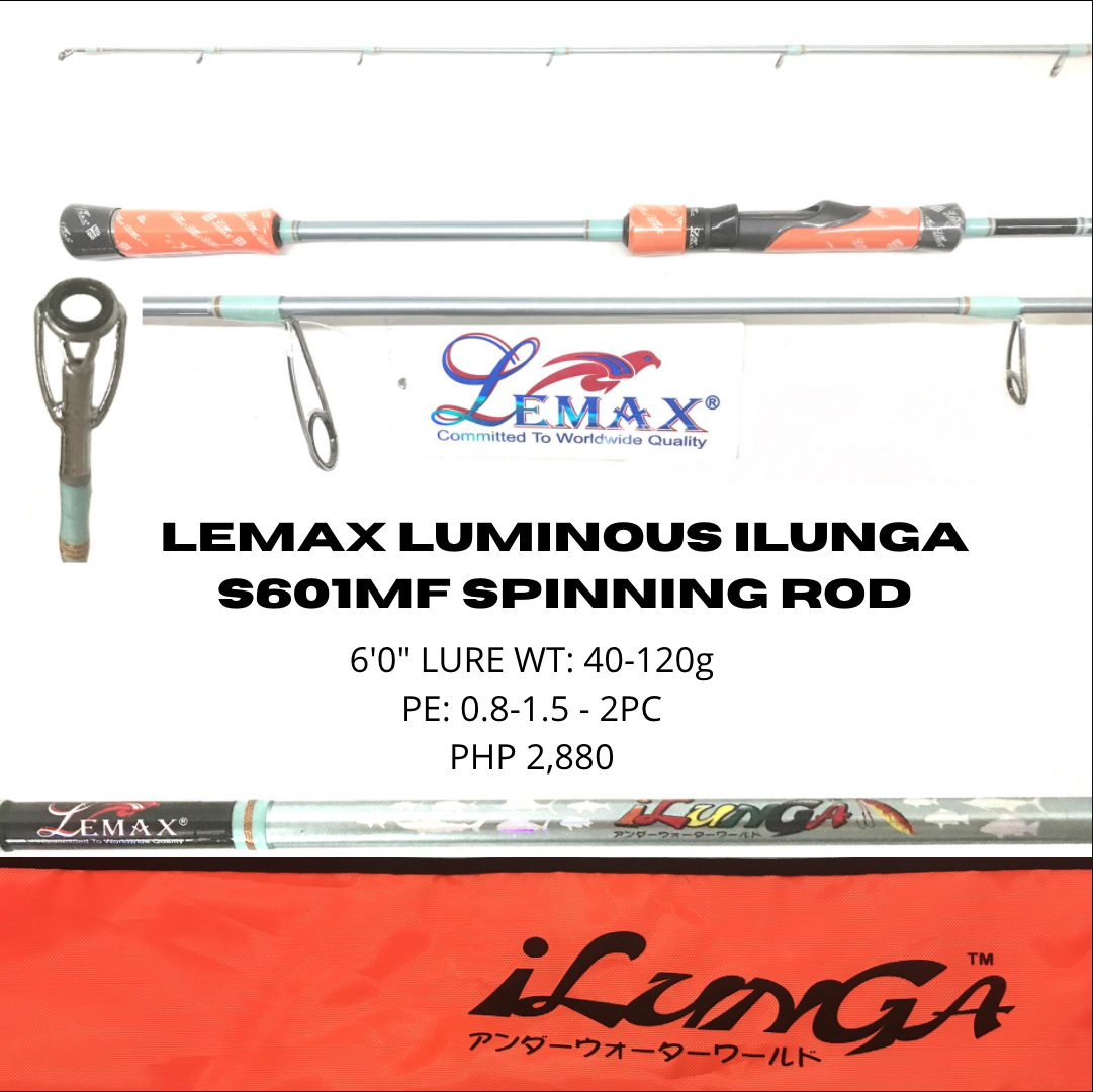 Lemax Luminous Ilunga S601MF Spinning Rod (To be updated)