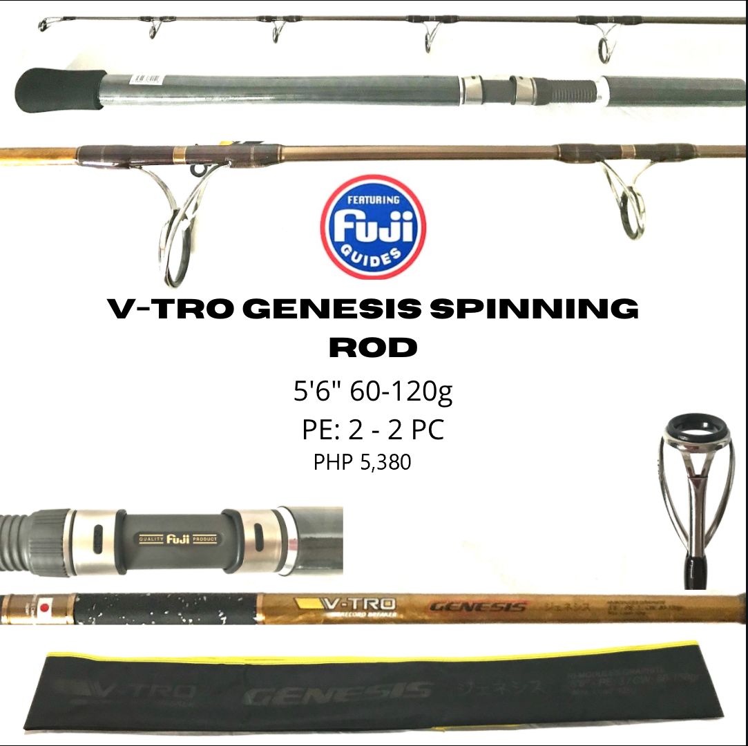 V-TRO Genesis Jig 5’6″ PE: 2 60-120g (To be updated)