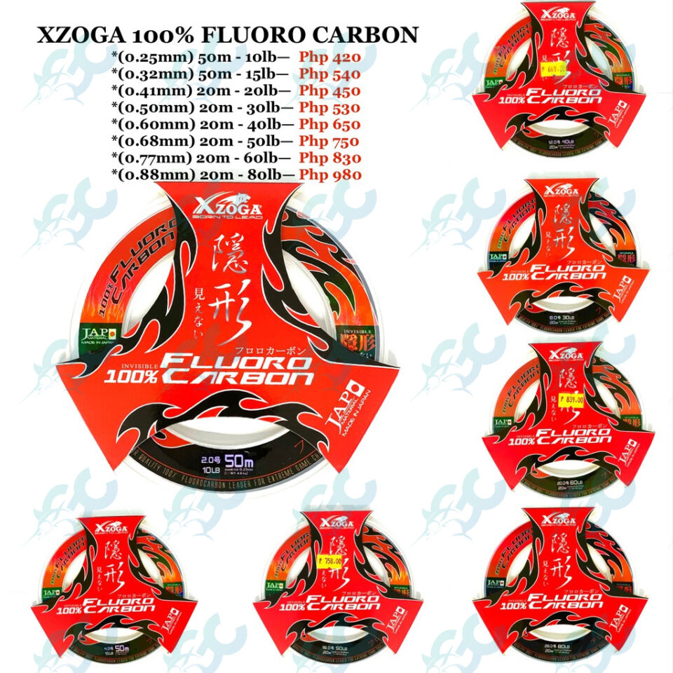 XZOGA 100% FLUORO CARBON Fishing Buddy GoodCatch